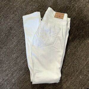 True Religion Jeans White Skinny Size 28 Gwen